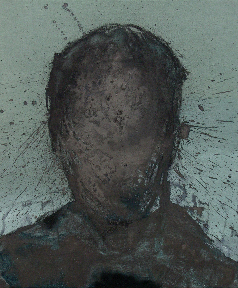 Pablo Gonzalez-Trejo, Celeste, 46 x 38 cm, Técnica Mixta sobre tela, 2013