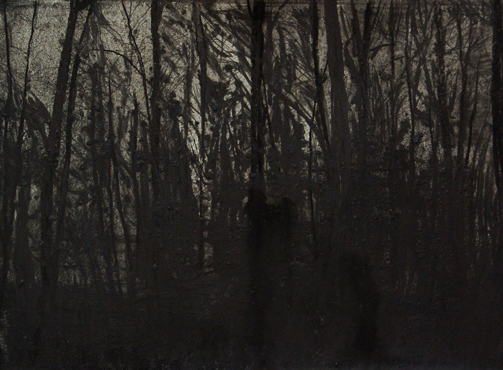 Pablo Gonzalez-Trejo, Forest 2, 20.5 x 29 cm, Técnica Mixta sobre papel, 2013
