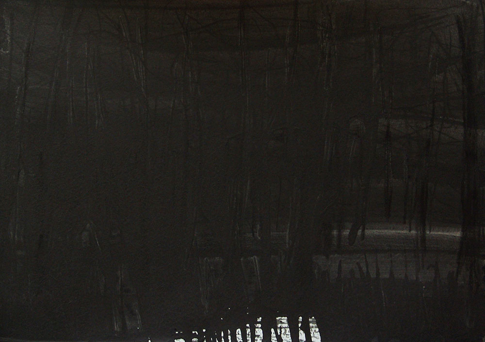 Pablo Gonzalez-Trejo, Forest 6, 20.5 x 29 cm, Técnica Mixta sobre papel, 2013