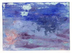 Untitled, 10.5 x 14.5 cm, Mixed media on paper, 2025