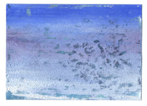 Untitled, 10.5 x 14.5 cm, Mixed media on paper, 2025