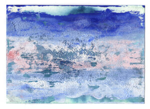 Untitled, 10.5 x 14.5 cm, Mixed media on paper, 2025