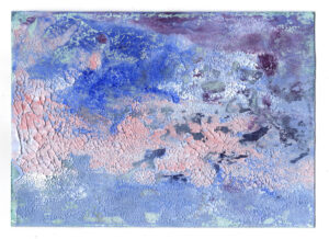 Untitled, 10.5 x 14.5 cm, Mixed media on paper, 2025