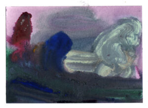 Untitled, 10.5 x 14.5 cm, Watercolor on paper, 2025
